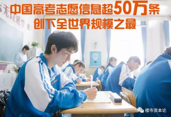 2018中國高考志愿信息量超50萬條