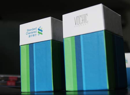 丹麥沃奇為渣打銀行量身推出商務禮品